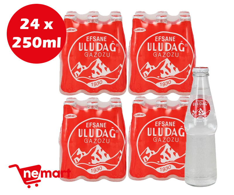 Uludag Gazoz Pack of 24 250ml