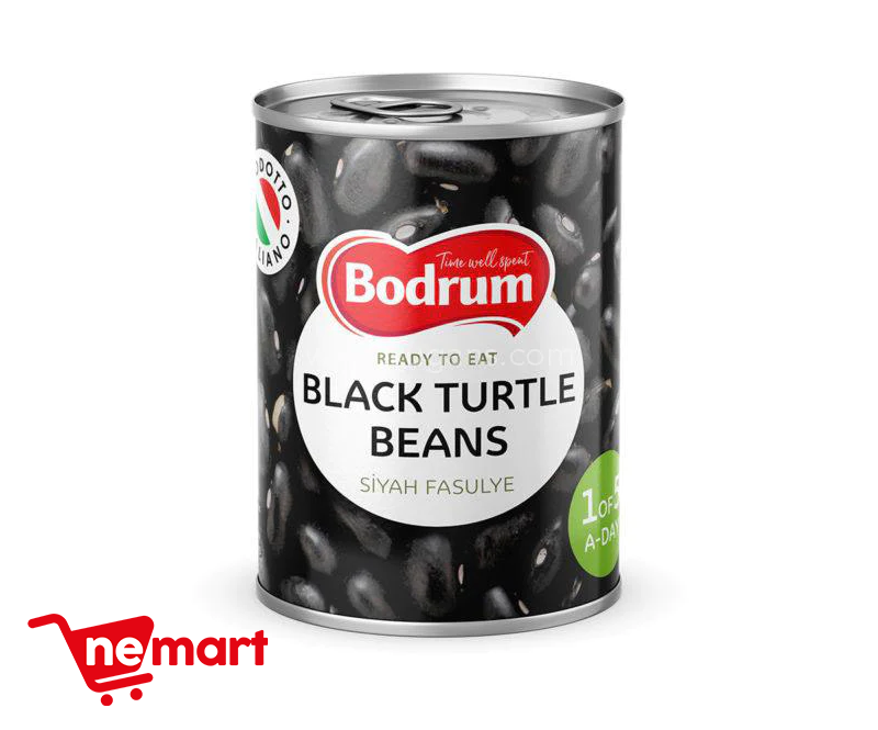 BODRUM BLACK TURTLE BEANS 400 GR 400g