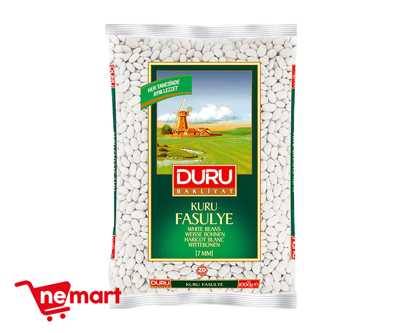 DURU Dry White Beans / Yerli Kuru Fasulye 1kg