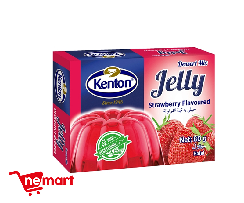 Kenton Vegetal Jelly Strawberry Powder 80g