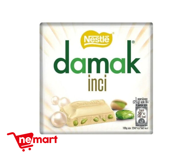 Nestle Damak White Chocolate and Pistachios