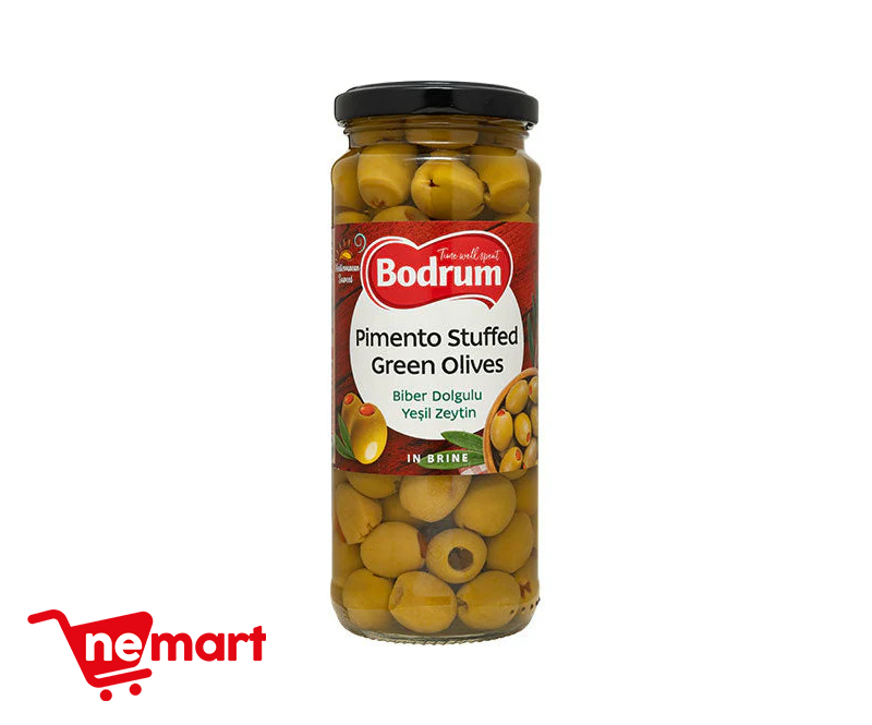 BODRUM OLIVES STUFFED WITH PEPPER PASTE  680G 