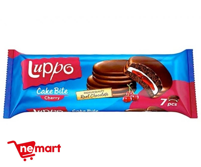 Luppo Cake with Marshmallows and Cherry Filling 182g