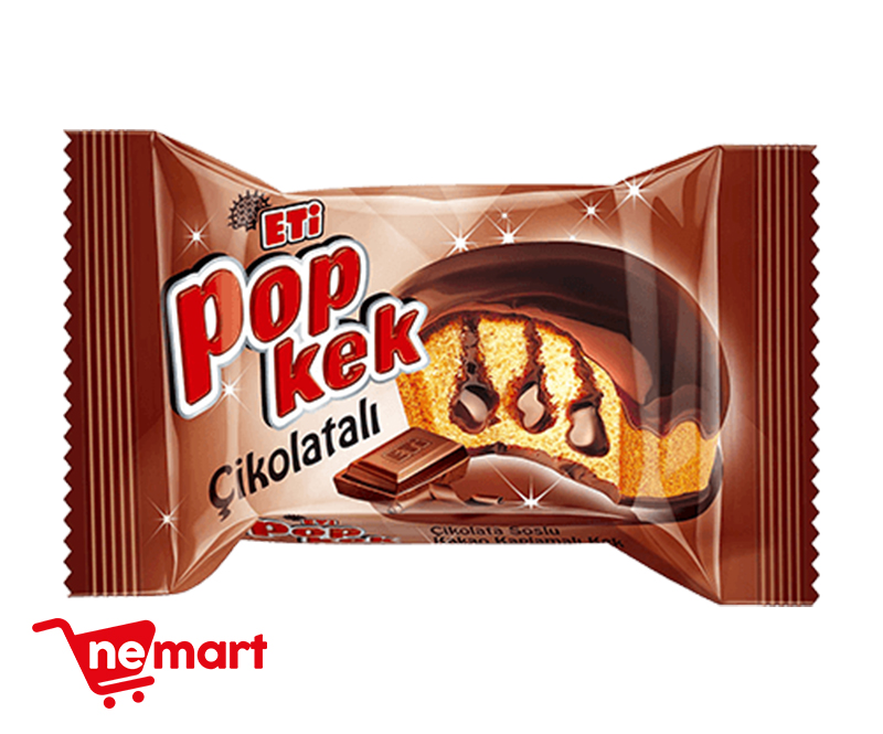 Eti Popkek with Chocolate Small Cake