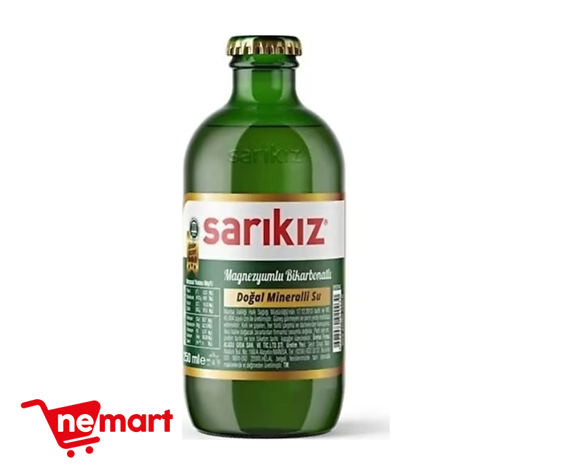 Sarikiz Plain Mineral Water / Sade Soda 250ml