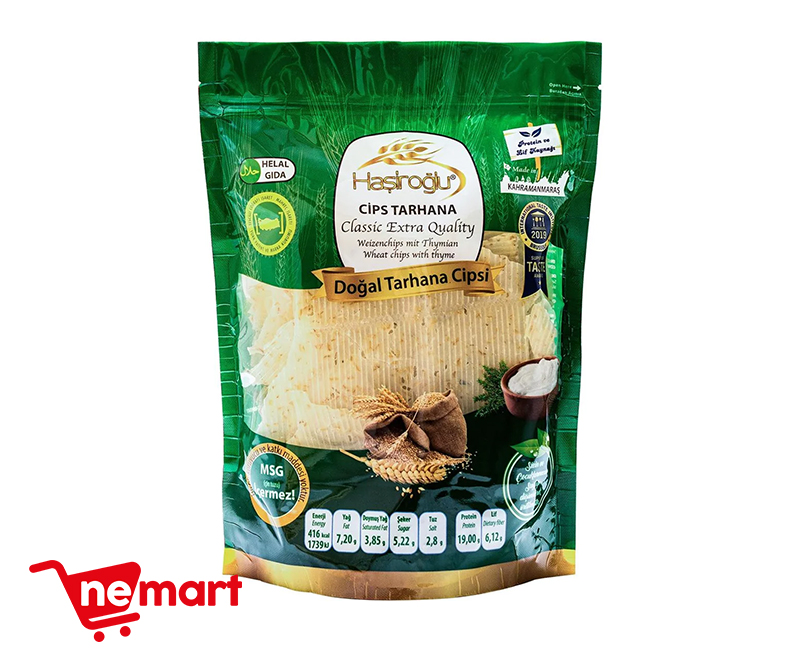 Hasiroglu Natural Bol Yogurtlu Tarhana Chips Extra 225g