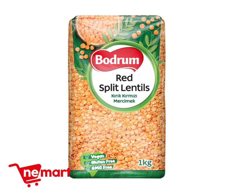 Bodrum Split Red Lentils / Kirik Kirmizi Mercimek 1kg