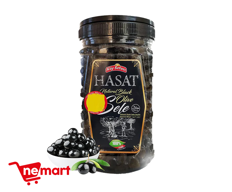 Hasat Koy Sefasi Hasat Natural Black Sele Olive 1200g