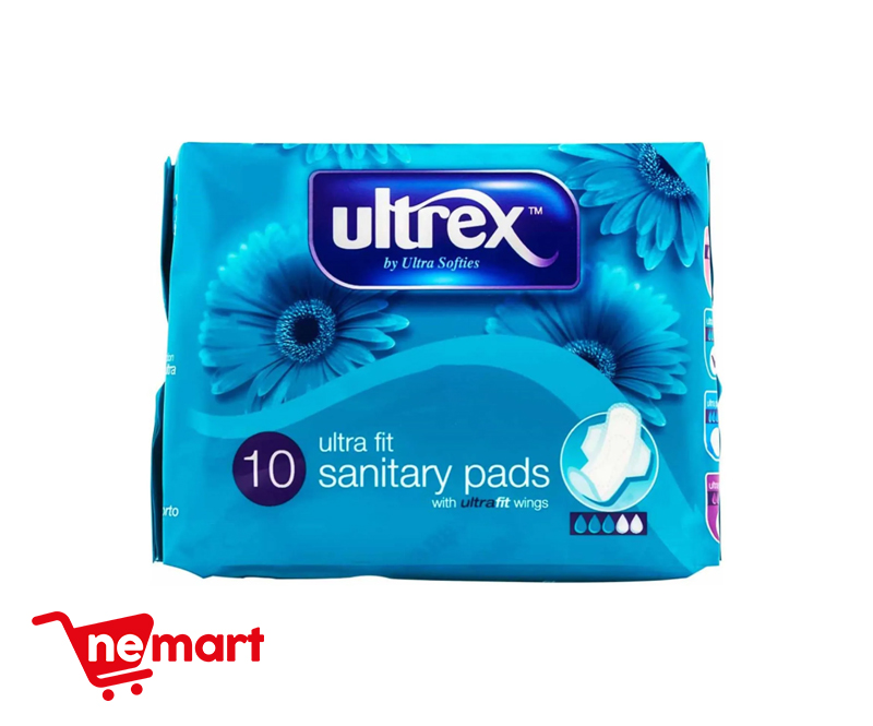 Ultrex Sanitary Pads Ultra Fit 10's