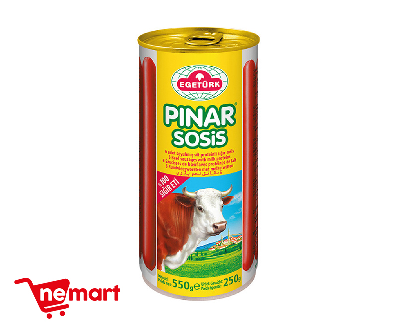 Egeturk Pinar Sosis 550g