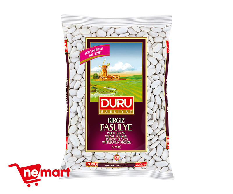 Duru Kirgiz White Beans / Kirgiz Fasulye 1kg