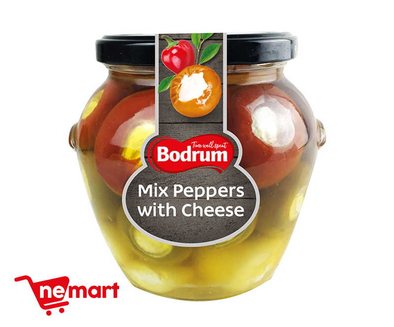Bodrum Mixed Peppers with Cheese 530g