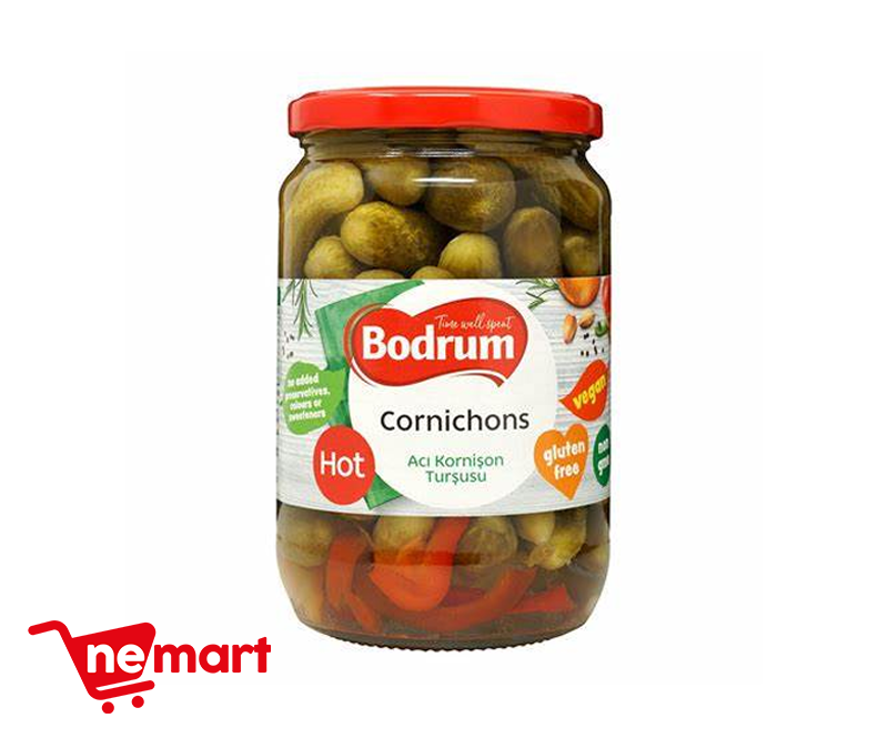 Bodrum Cornichons 680g