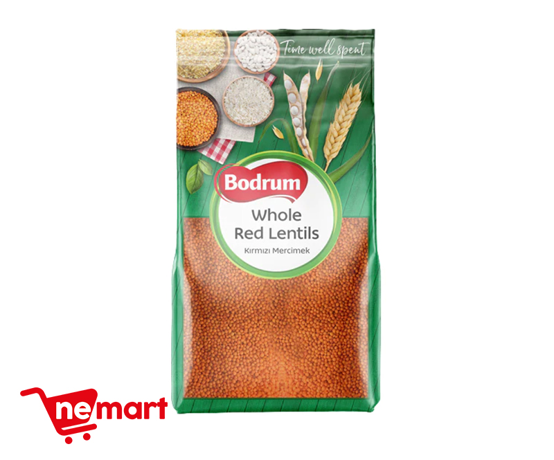 Bodrum Red Lentils Whole / Kirmizi Mercimek 5kg