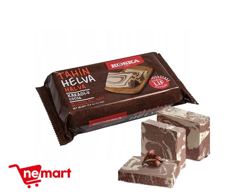 Koska Premium Tahin Halva with Cacao 350g