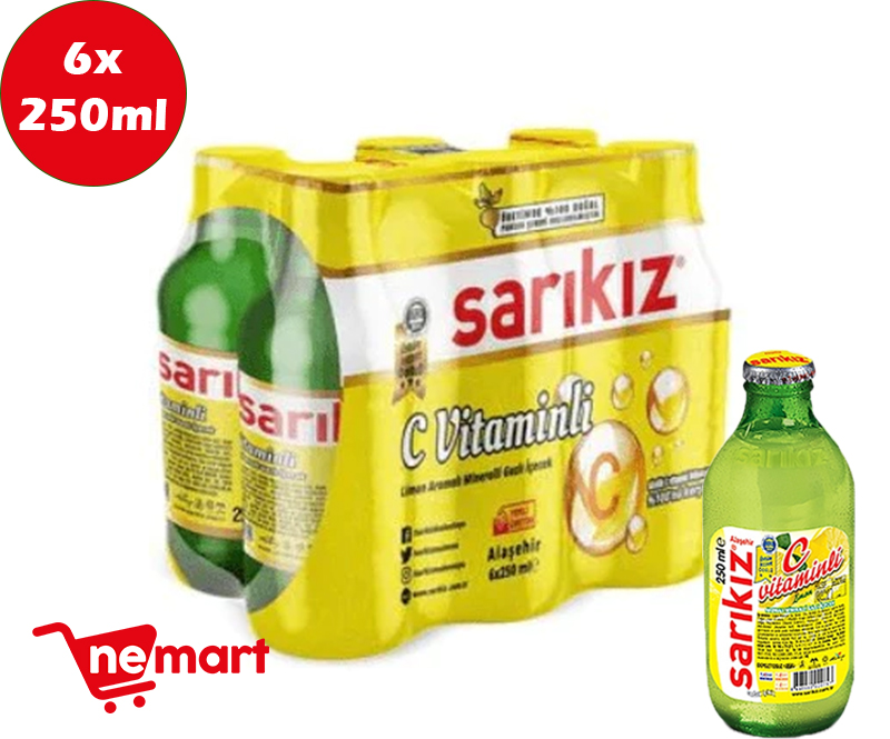 Sarikiz Vitamin C Mineral Water 6*250ml