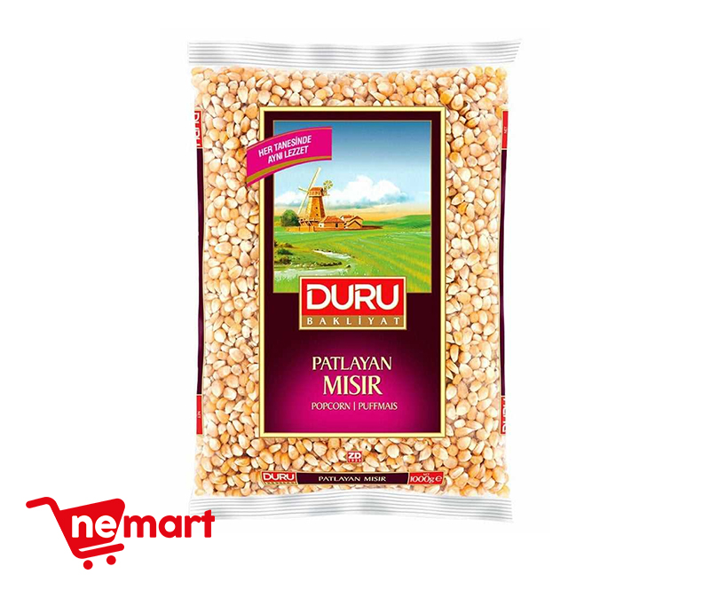 Duru Organic Popping Corn (Popcorn Kernels) 1kg