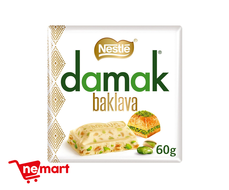 Nestle Damak Baklava White Chocolate With Pistachio