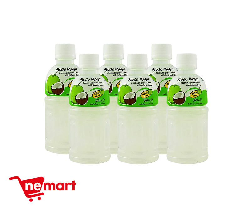 Mogu Mogu Coconut Flavoured Drink (Pack of 6)