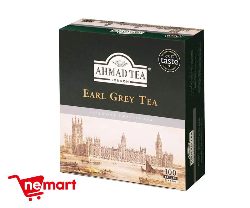 AHMAD TEA BAGS 100 EARL GREY