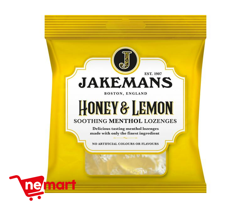 Jakemans Honey & Lemon Soothing Menthol Lozenges 100g