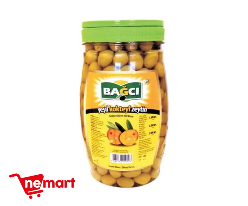 Bagci Green Olives Cocktail 1.5kg