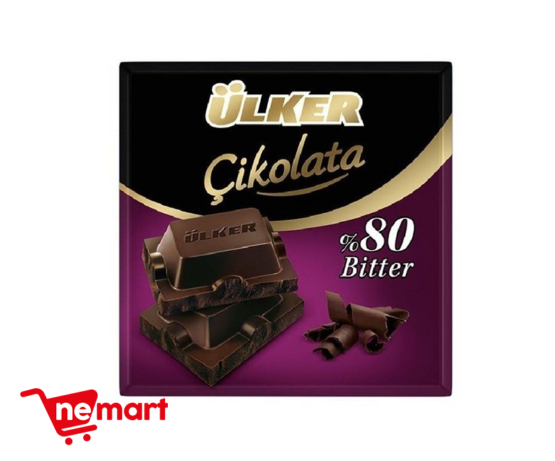 ULKER GOLDEN BITTER %80 COCOA CHOCOLATE 60g