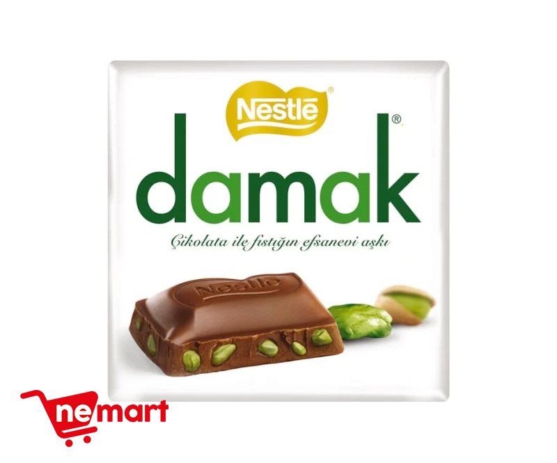 Nestle Damak Chocolate Bar with Pistachio