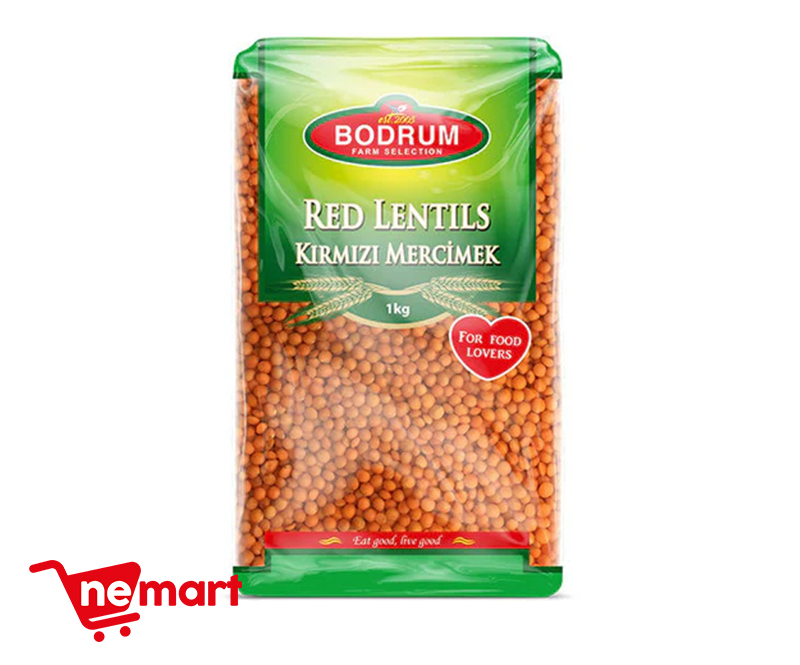 Bodrum Red Lentils Whole / Kirmizi Mercimek 1kg