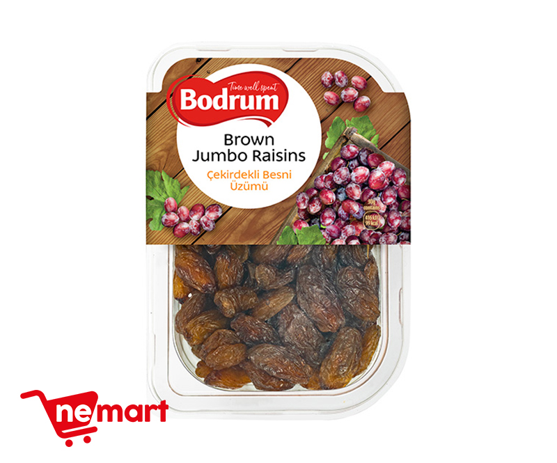 Bodrum Jumbo Raisins / Cekirdekli Besni Uzumu 250g