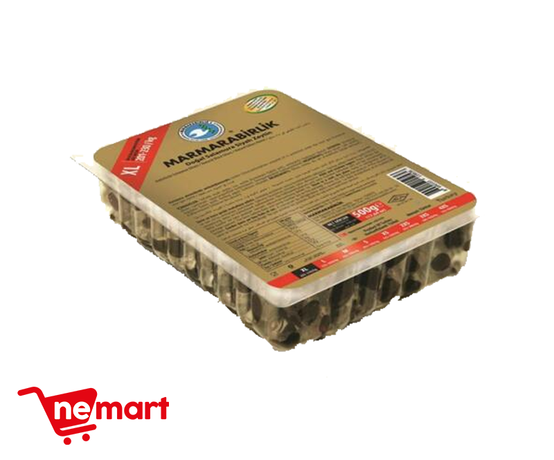 MARMARABIRLIK  L SALAMURA BLACK OLIVES 500g