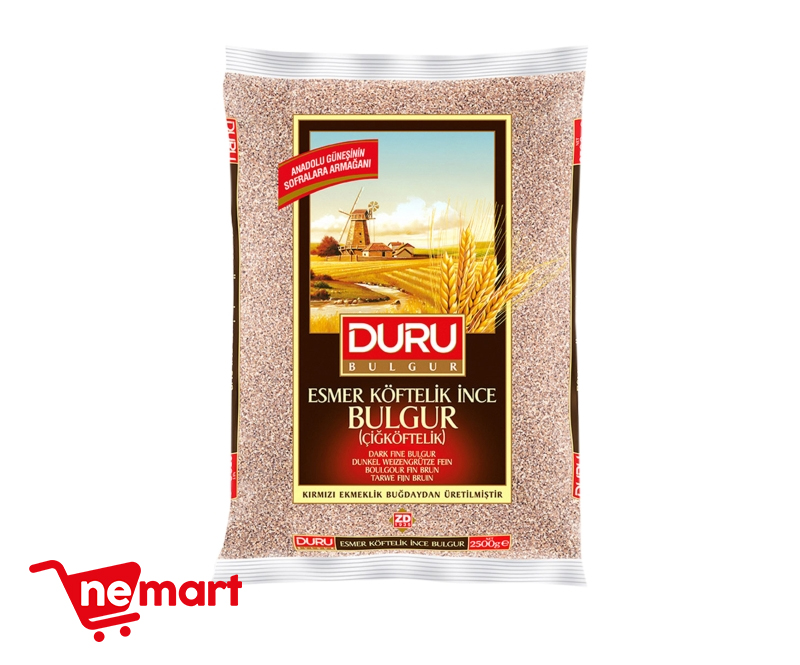DURU BROWN EXTRA FINE BULGUR CIGKOFTELIK 1kg