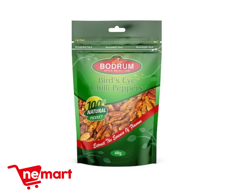 7BODRUM SPICE BIRD'S EYE CHILI WHOLE  40G 